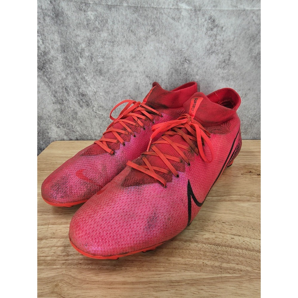 Nike Mercurial Superfly 7 Pro FG Soccer Cleats Mens 13 Laser Crimson Football - Picture 4 of 10